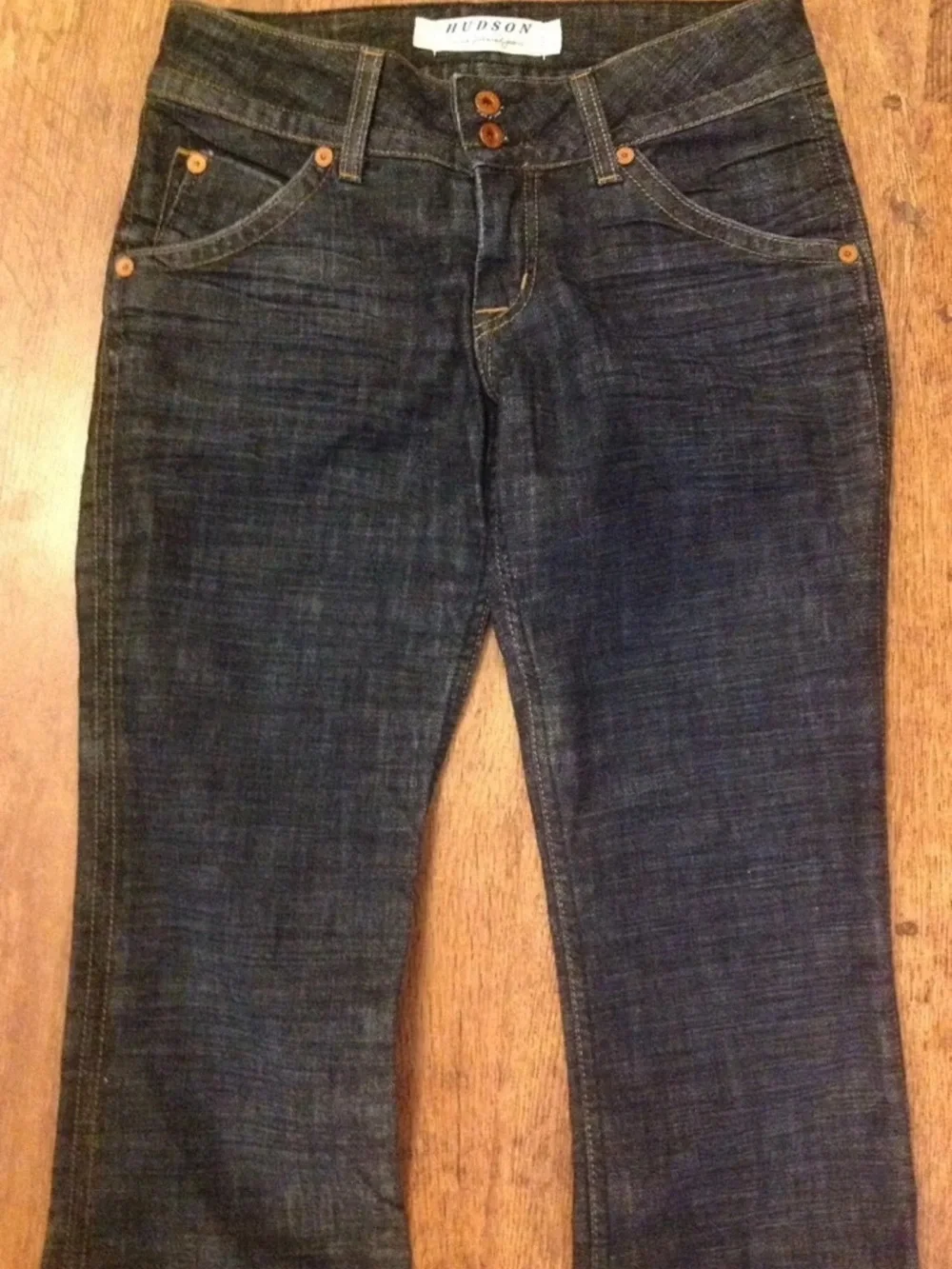 Hud Son Hudson flare womens denim jeans size 29x35 #11 made in USA - Picture 6 of 10